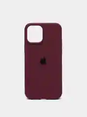 Тёмно-бордовый чехол для iPhone XR, 11, 12, 12 Pro, 12 Pro MAX, 13, 13 Pro, 13 Pro MAX
