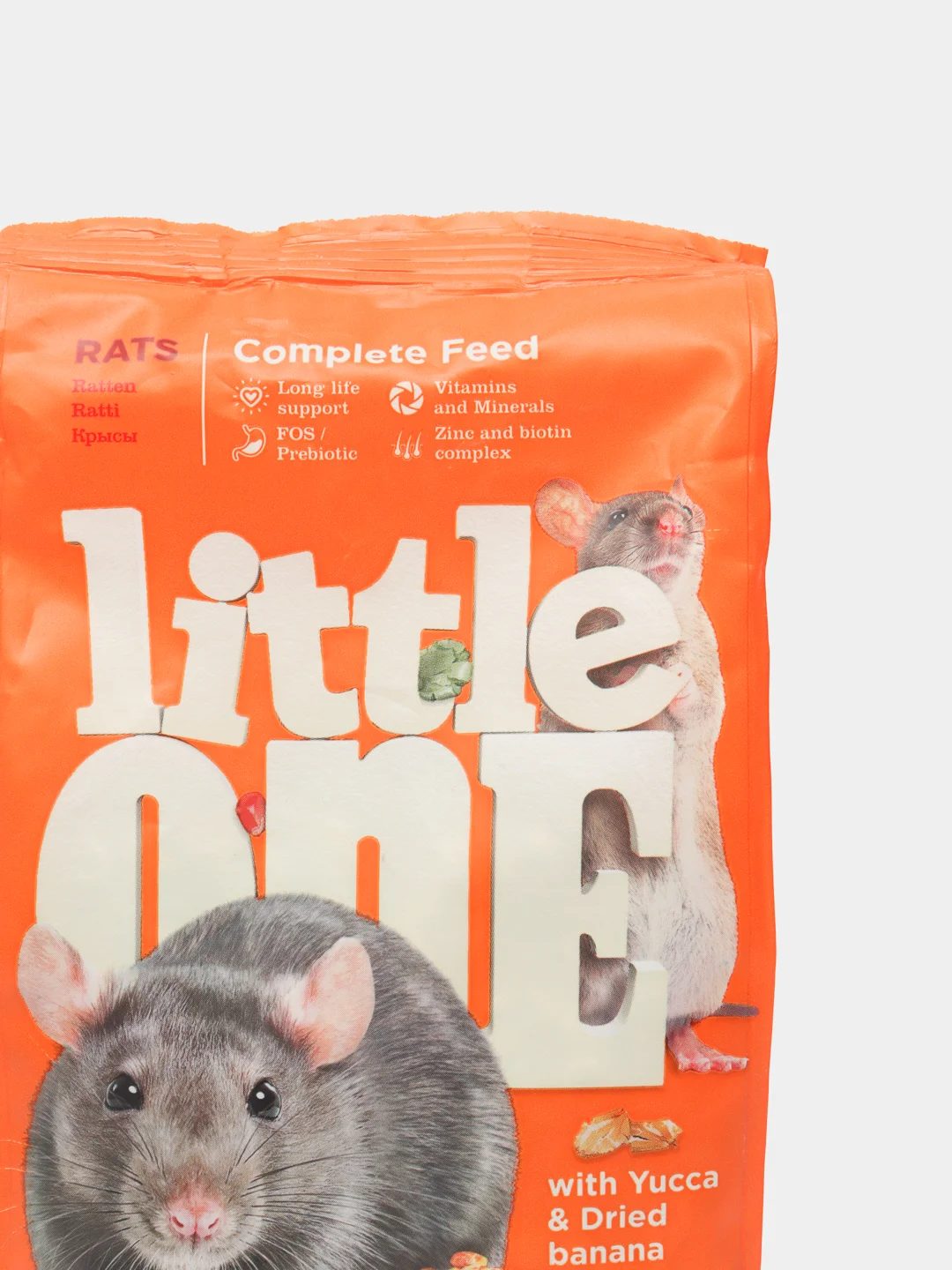 Полноценный сбалансированный корм для крыс Little One 400гр.