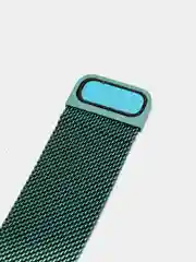 Зеленый ремешок для Apple Watch "Миланская петля" 3, 4, 5, 6, 7, SE, металл