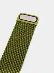 Лайм ремешок для Apple Watch "Миланская петля" 3, 4, 5, 6, 7, SE, металл