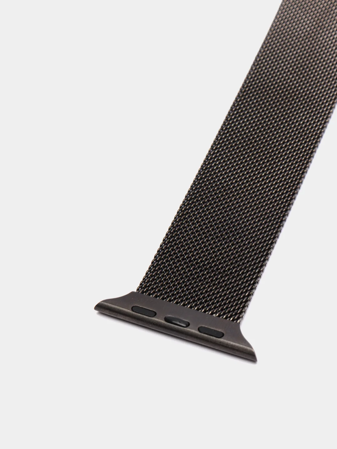 Черный ремешок для Apple Watch "Миланская петля" 3, 4, 5, 6, 7, SE, металл