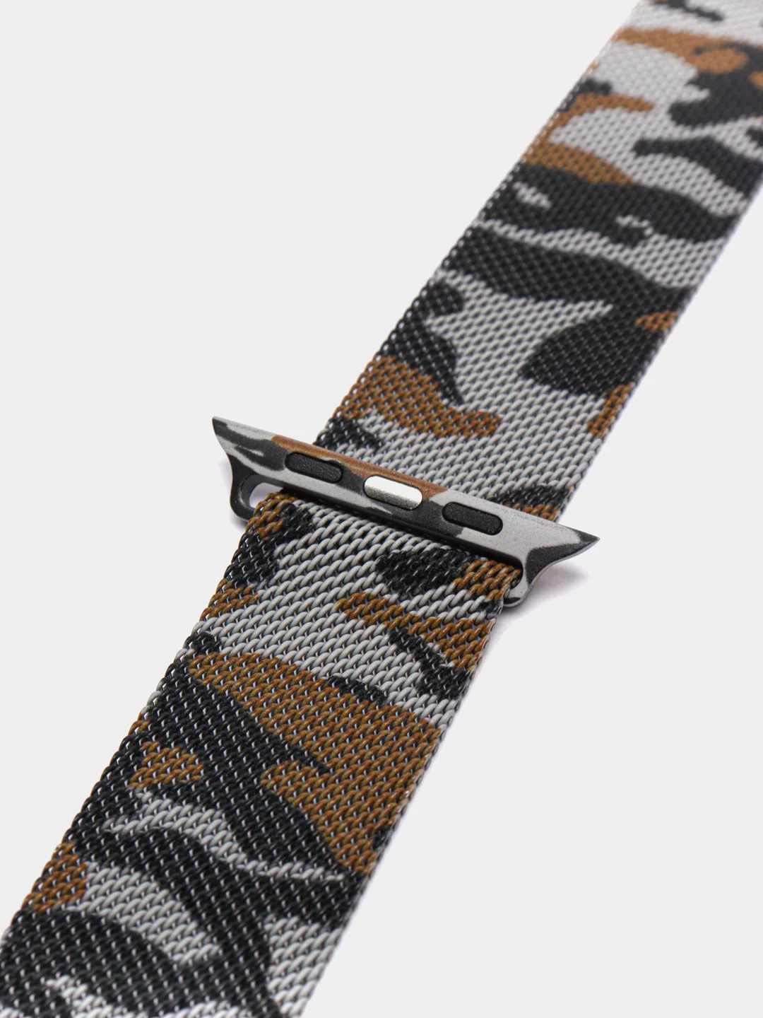 Хаки ремешок для Apple Watch "Миланская петля" 3, 4, 5, 6, 7, SE, металл