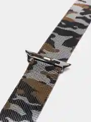 Хаки ремешок для Apple Watch "Миланская петля" 3, 4, 5, 6, 7, SE, металл