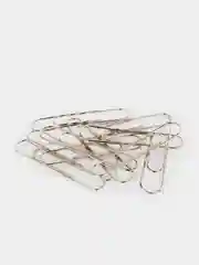 Скрепки большие BRAUBERG, 78 мм, никелированные, гофрированные, 50 штук, 270450