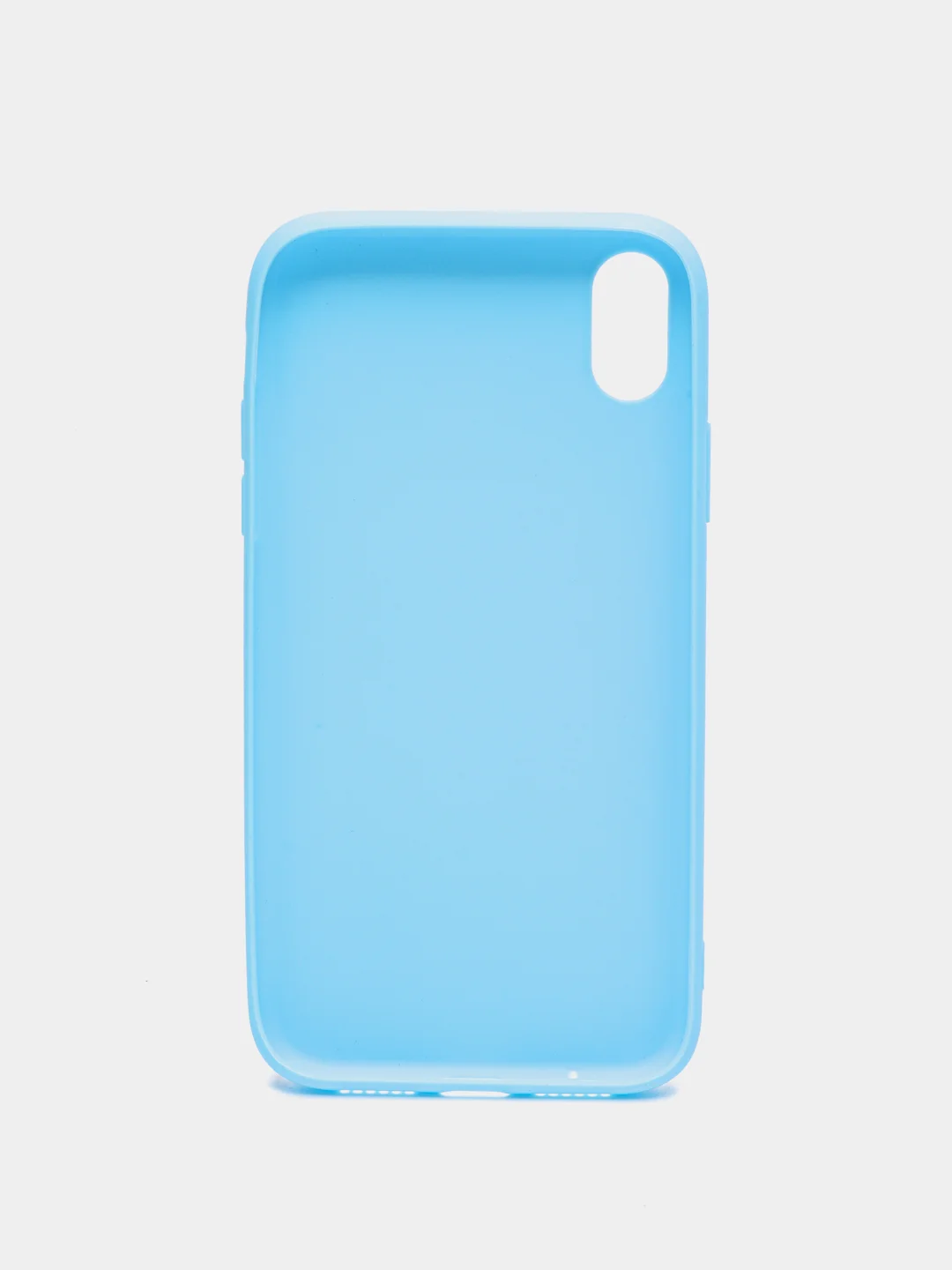 Голубой чехол iPhone 7/8 SE(2020), 7+/8+, XR, 11, 12 mini, 12/12 pro, 12 pro max, силиконовый