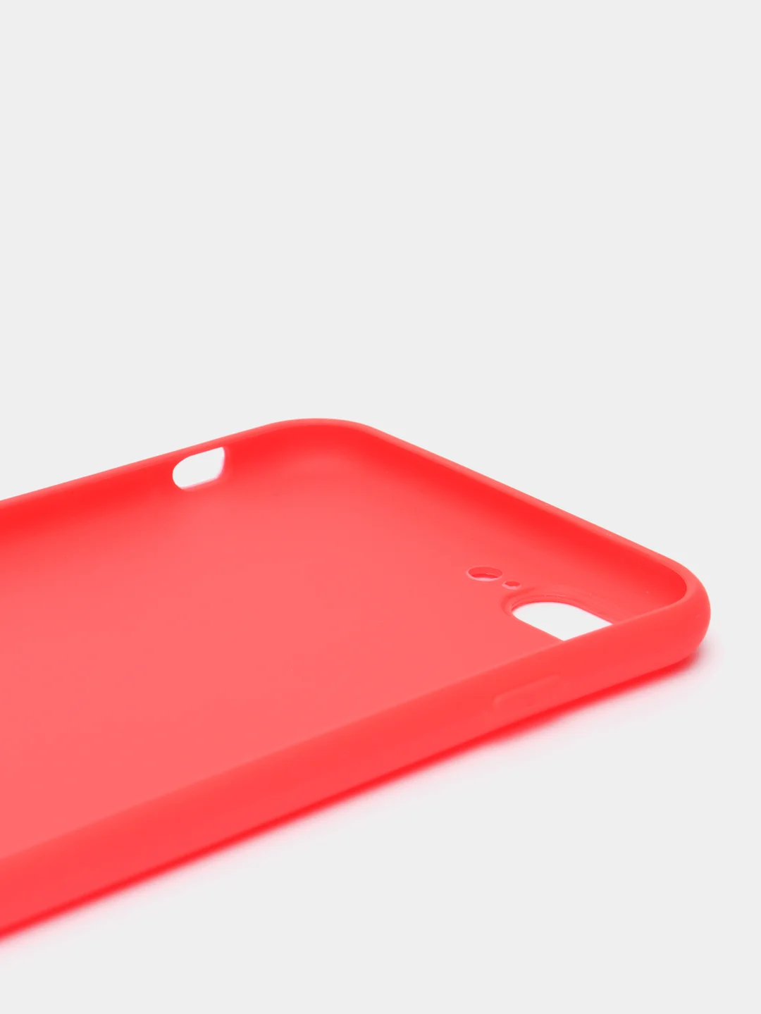 Красный силиконовый чехол IPhone