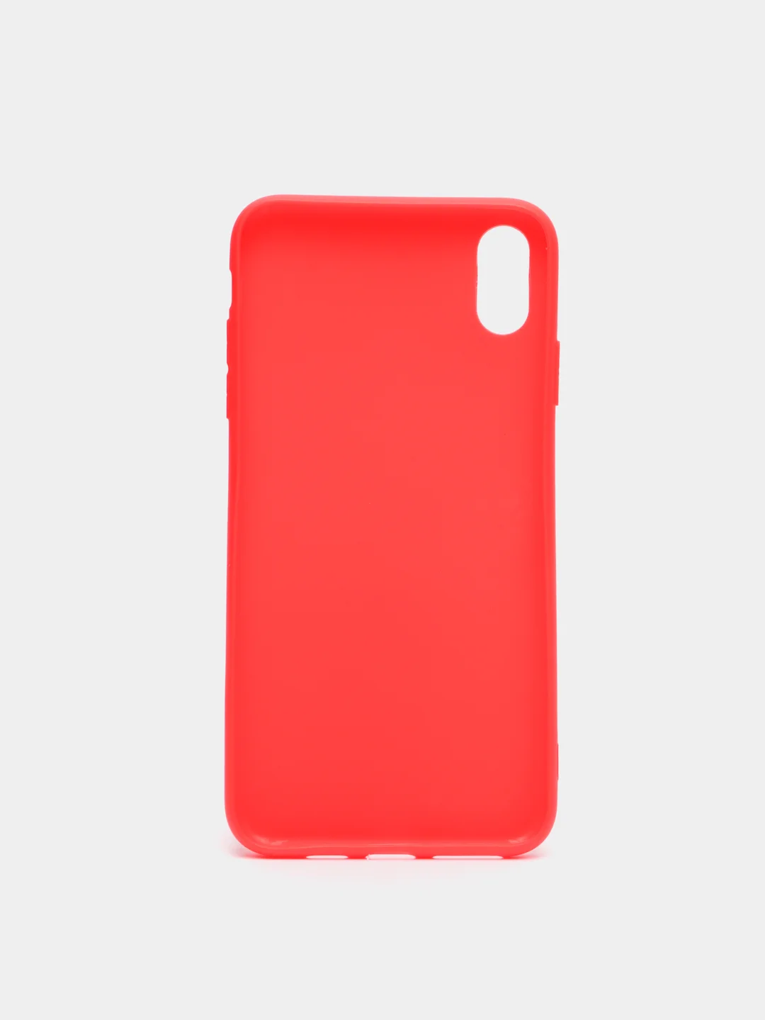 Красный силиконовый чехол IPhone