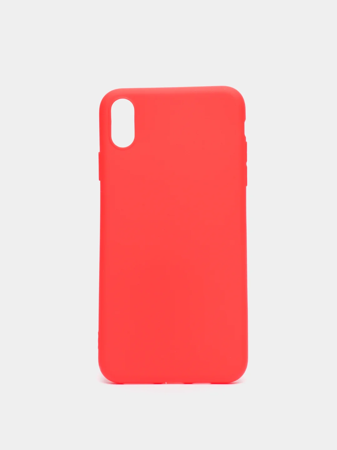 Красный силиконовый чехол IPhone