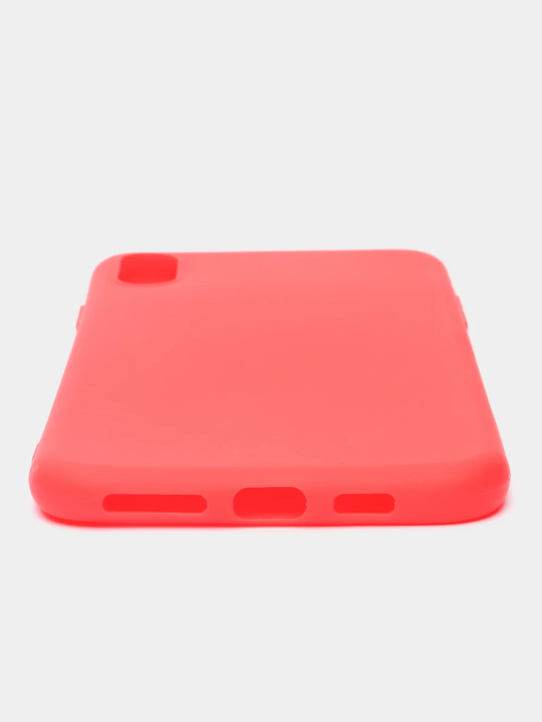 Красный силиконовый чехол IPhone