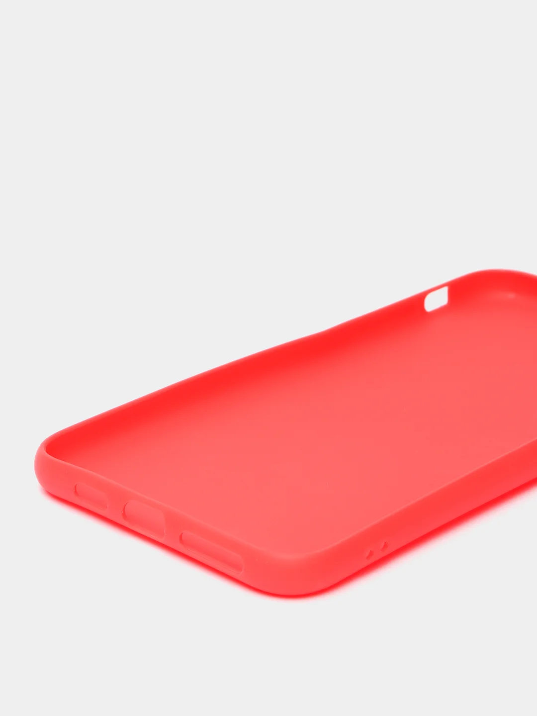Красный силиконовый чехол IPhone