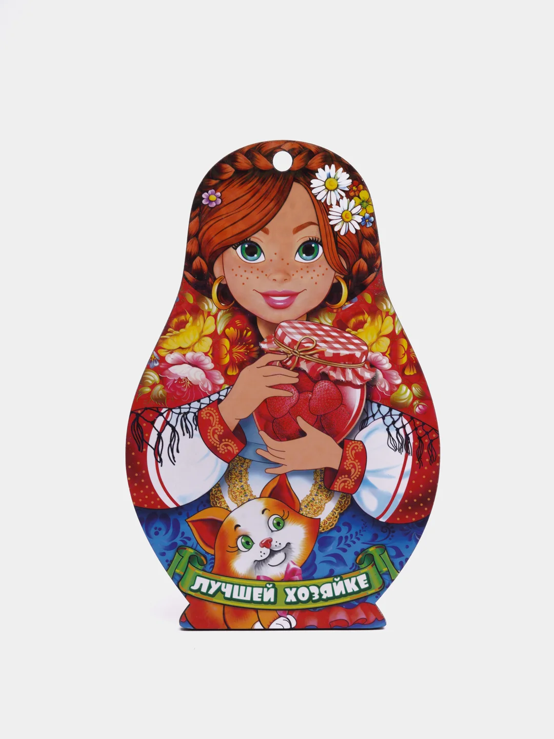 Алый доска разделочная сувенирная "Матрёшка", 4 варианта