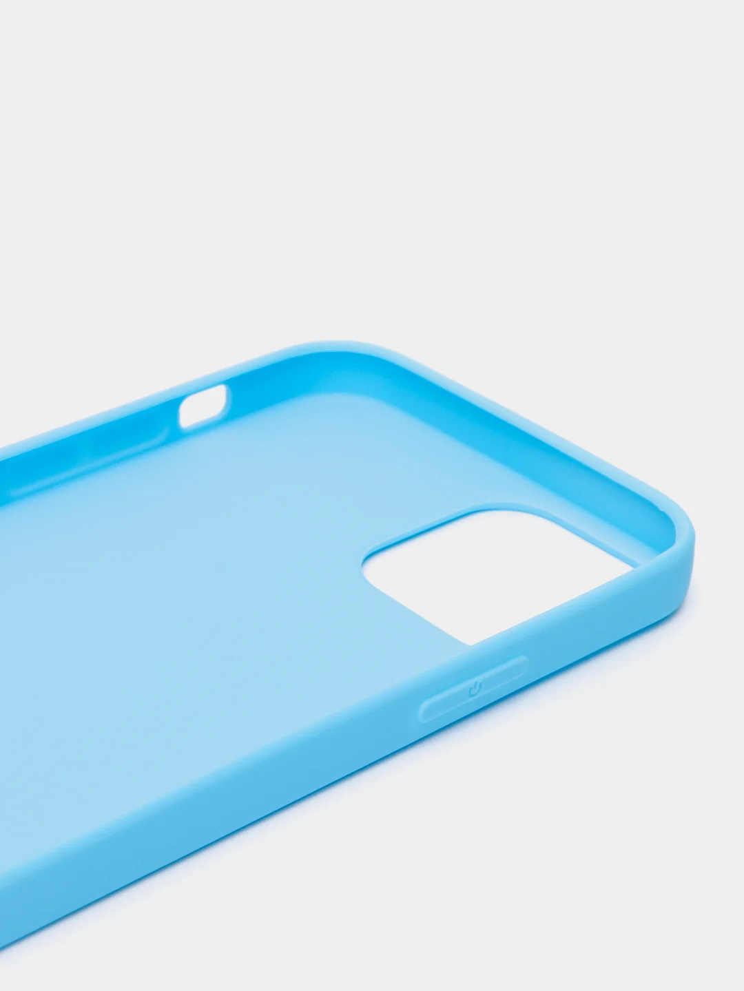 Голубой чехол iPhone 7/8 SE(2020), 7+/8+, XR, 11, 12 mini, 12/12 pro, 12 pro max, силиконовый