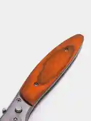 Алый нож выкидушка складной туристический "Подстреленный Карась"