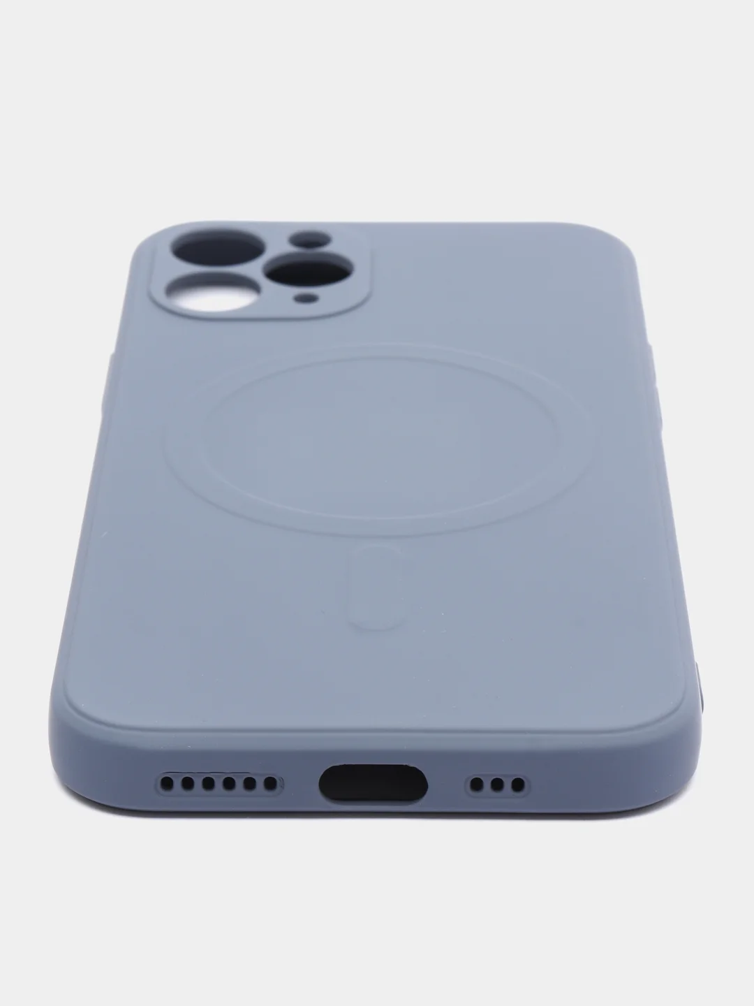 Небесно-голубой чехол Soft Touch silicone case с магнитом MagSafe для iPhone 11, 11Pro, 11Pro Max