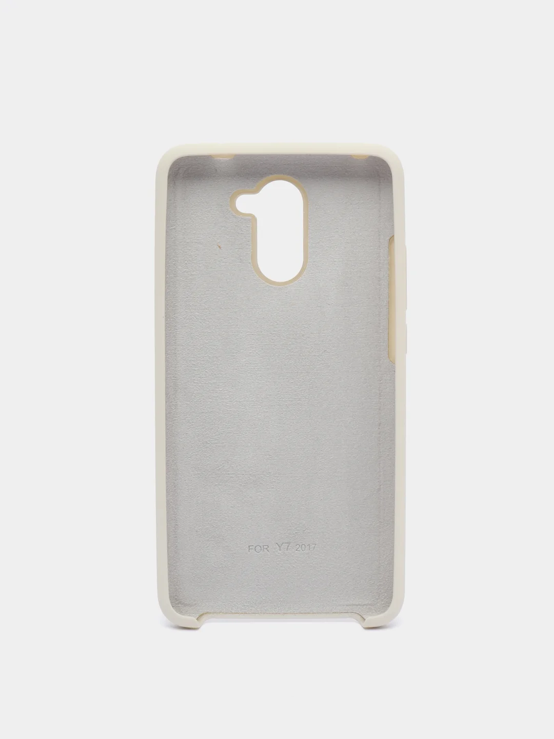 Серый меланж чехол силиконовый Silicone Cover Case для Huawei Honor Y7 2017