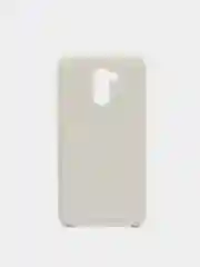 Серый меланж чехол силиконовый Silicone Cover Case для Huawei Honor Y7 2017