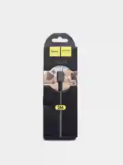 Черный зарядный кабель для Micro USB 2.0A Hoco X20, кабель для зарядки и синхронизации