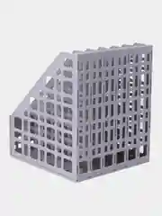 Лоток вертикальный для бумаг BRAUBERG "MAXI Plus", 240 мм, 6 отделений, сетчатый, 237016