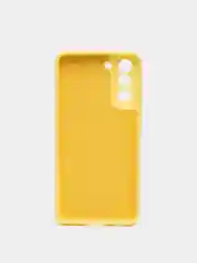 Желтый чехол для Samsung с бархатом внутри S21 FE