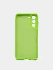 Салатовый чехол для Samsung с бархатом внутри S21 FE