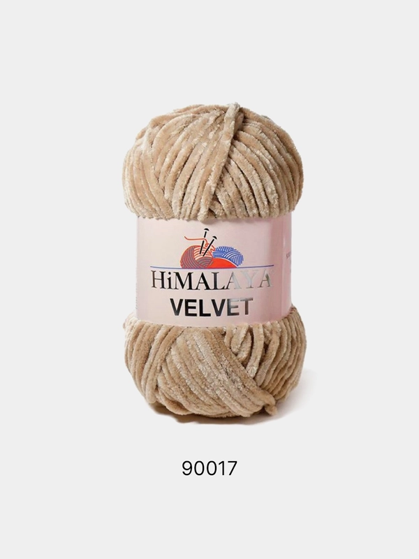 Пряжа Плюшевая Himalaya Velvet 100% Полиэстер 100г 120м