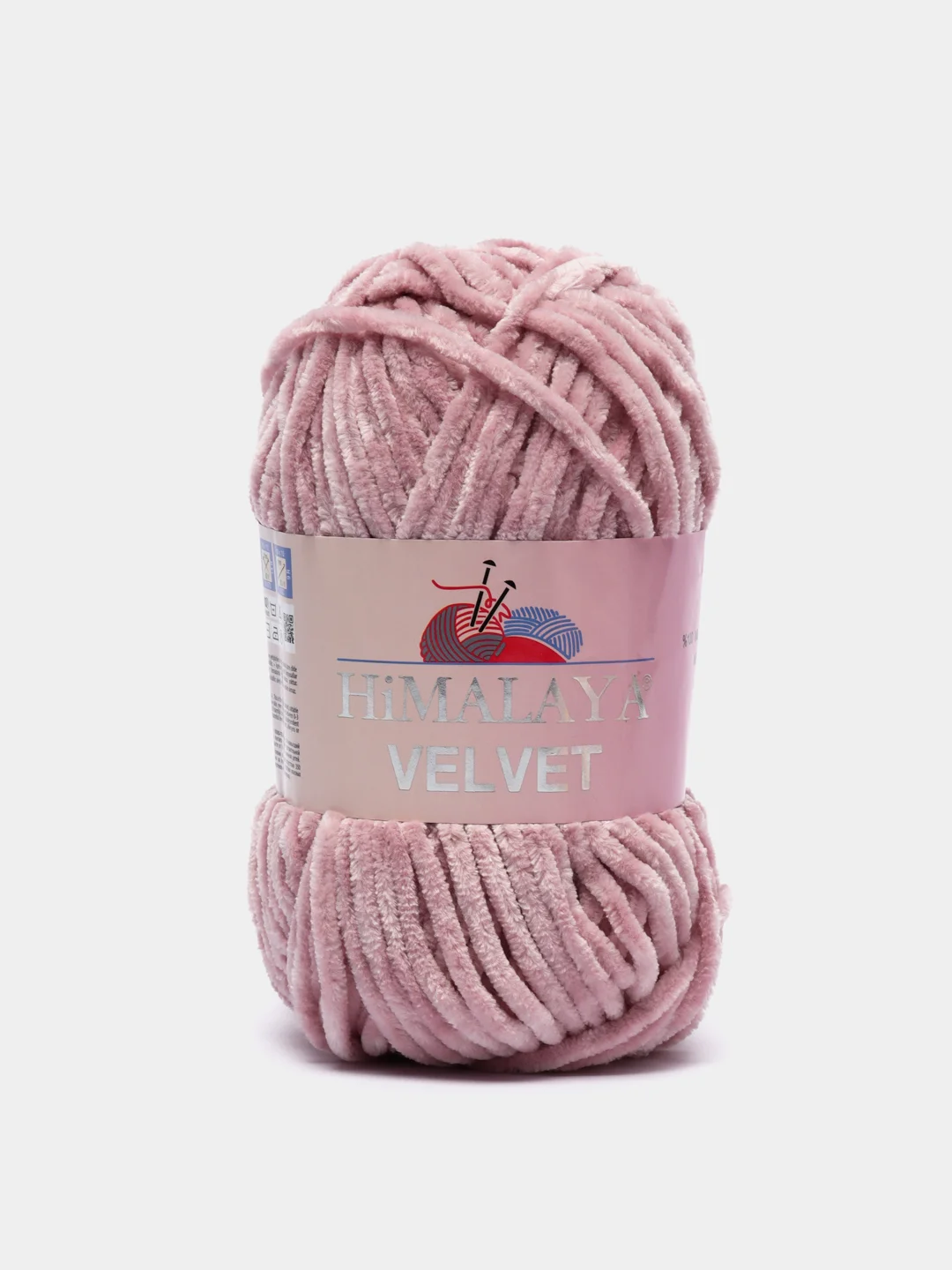 Розовый пряжа Плюшевая Himalaya Velvet 100% Полиэстер 100г 120м
