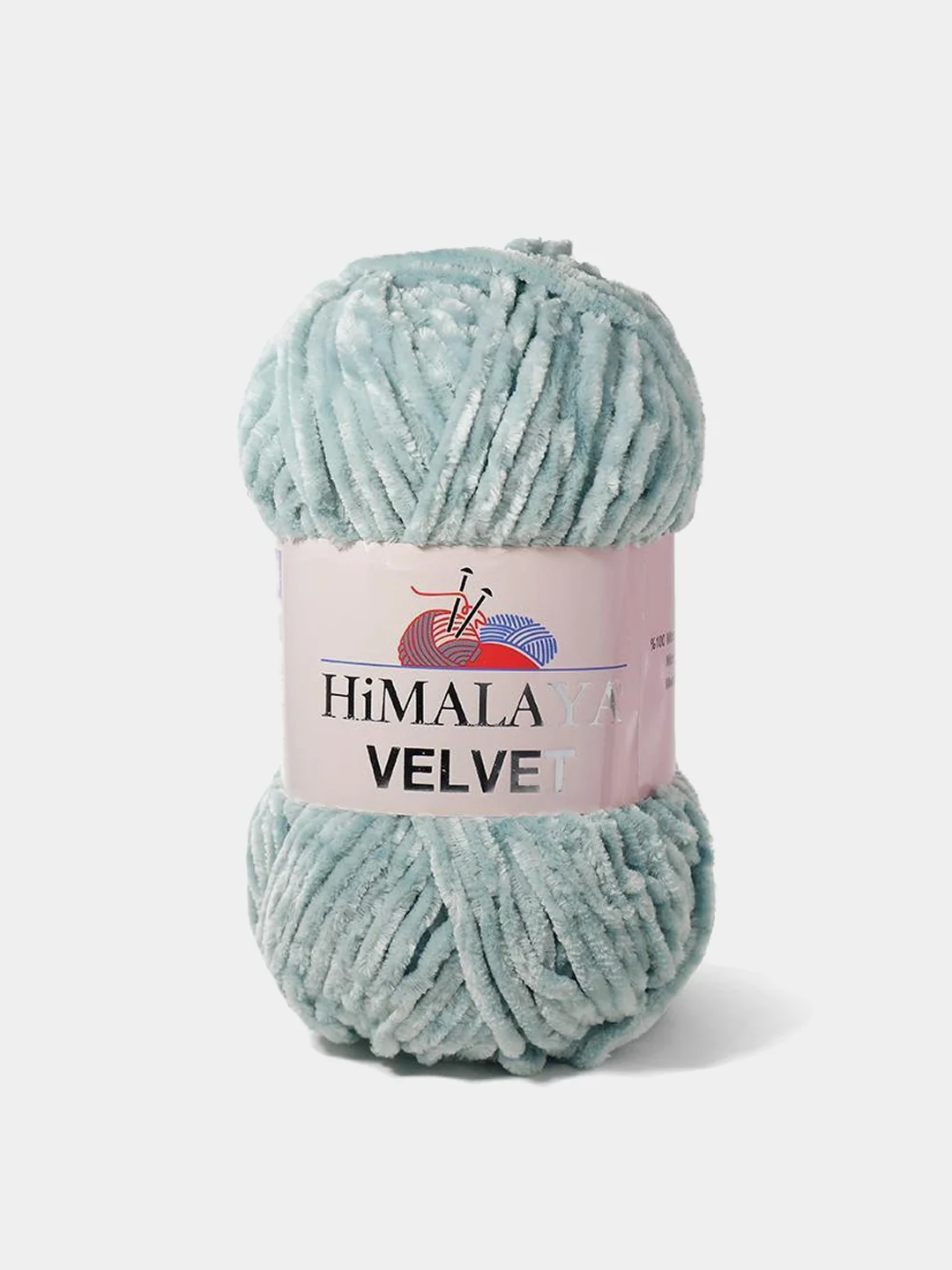 Мятный пряжа Плюшевая Himalaya Velvet 100% Полиэстер 100г 120м