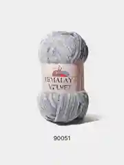Серебряный пряжа Плюшевая Himalaya Velvet 100% Полиэстер 100г 120м