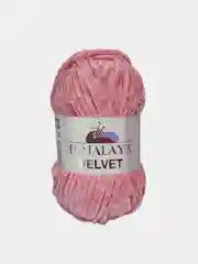 Кораллово-розовый пряжа Плюшевая Himalaya Velvet 100% Полиэстер 100г 120м