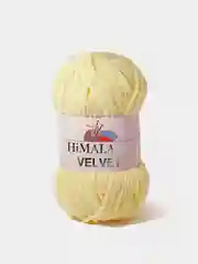 Светло-жёлтый пряжа Плюшевая Himalaya Velvet 100% Полиэстер 100г 120м