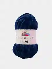 Темно-синий пряжа Плюшевая Himalaya Velvet 100% Полиэстер 100г 120м