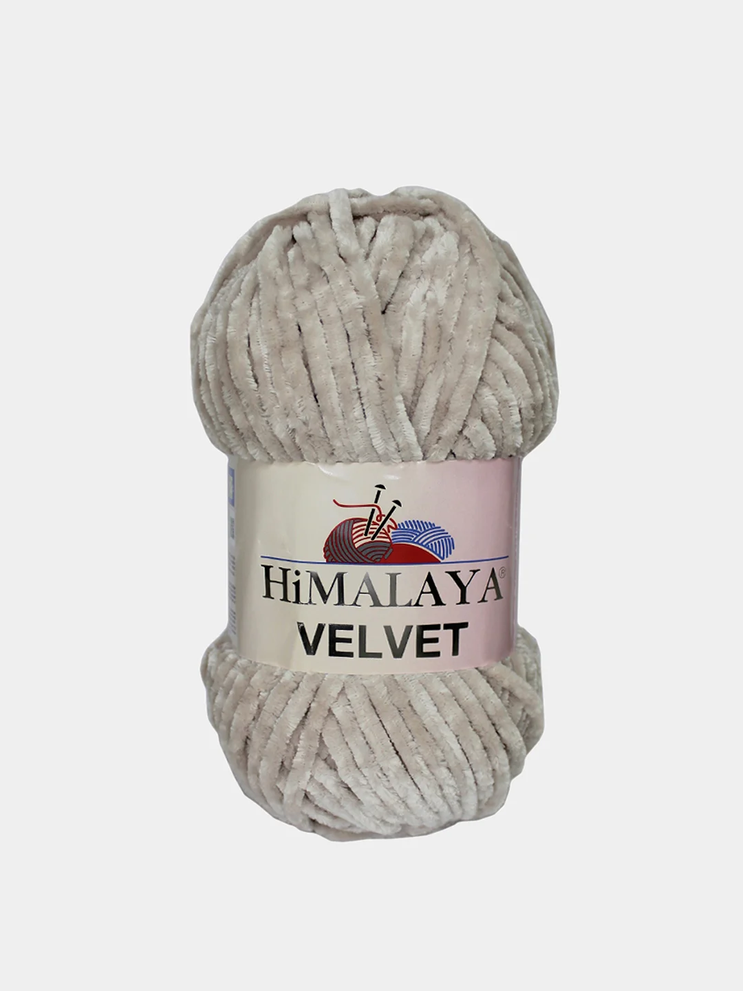 Бежевый меланж пряжа Плюшевая Himalaya Velvet 100% Полиэстер 100г 120м