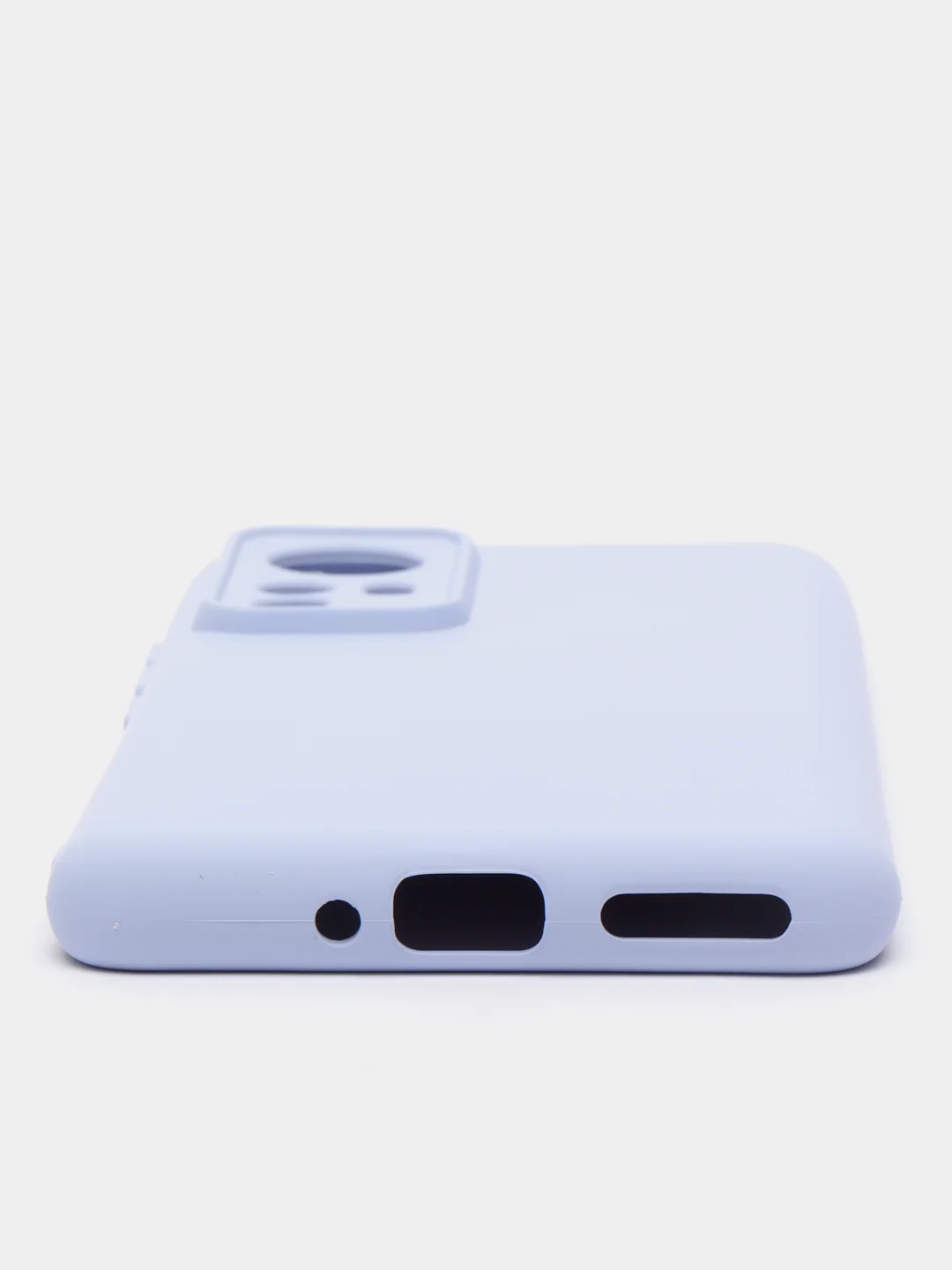Лавандовый чехол с защитой камерой и бархатом внутри Xiaomi 12X / XIAOMI 12