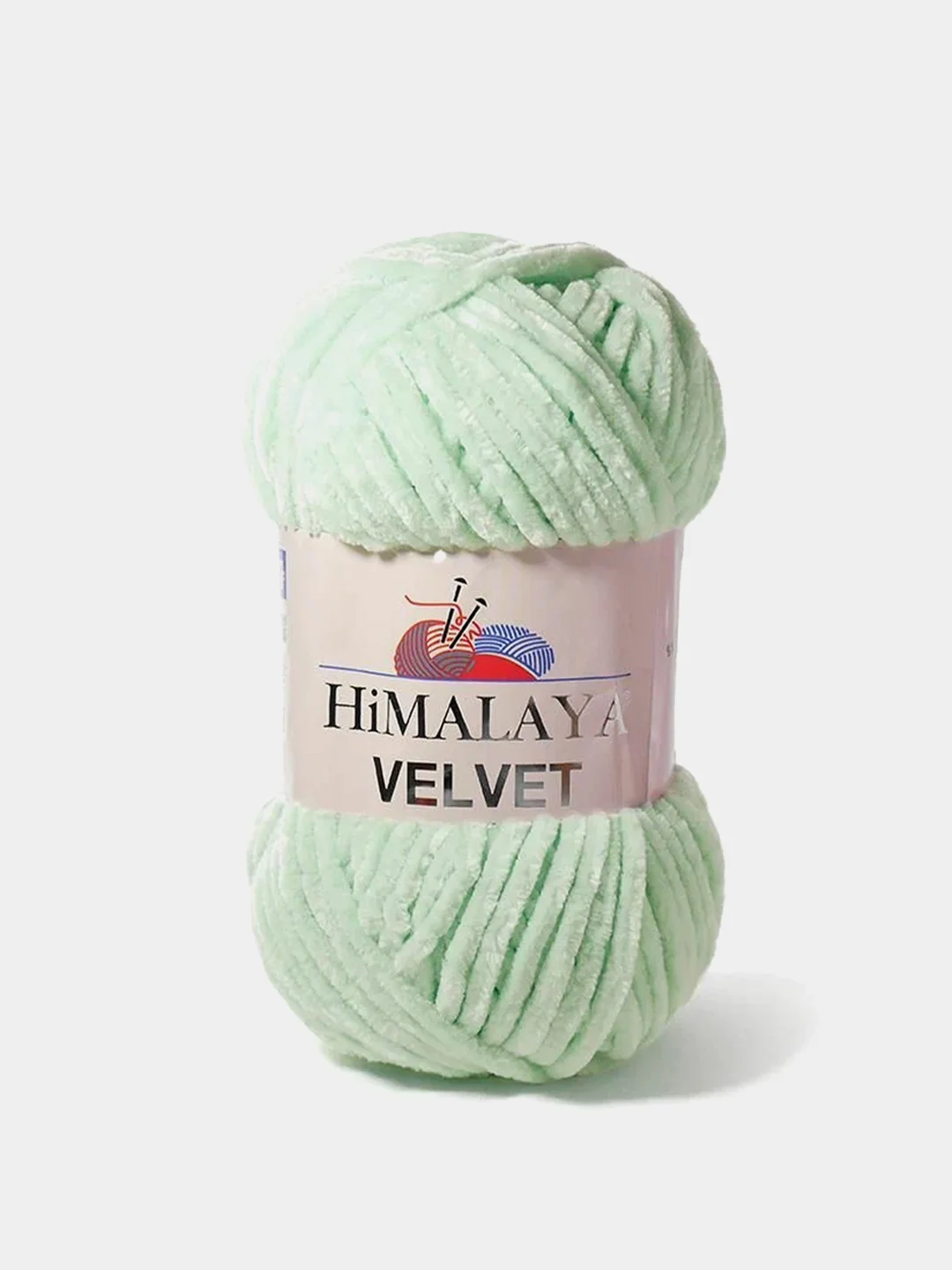 Салатовый пряжа Плюшевая Himalaya Velvet 100% Полиэстер 100г 120м