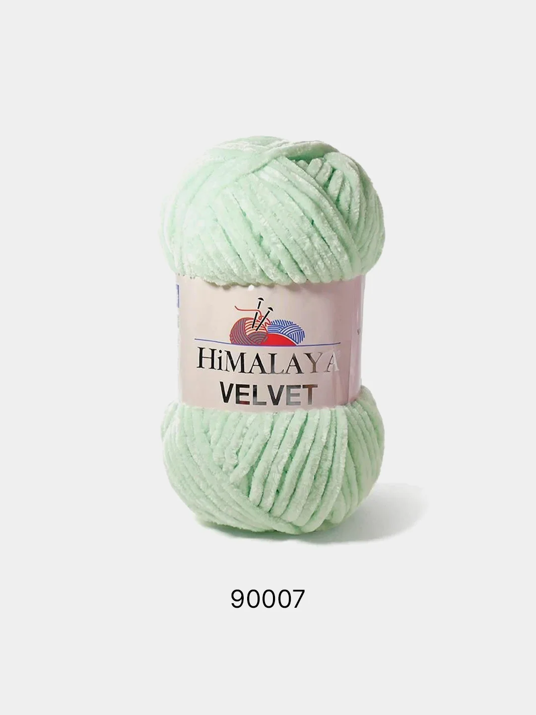 Салатовый пряжа Плюшевая Himalaya Velvet 100% Полиэстер 100г 120м
