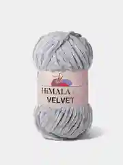 Серый металлик пряжа Плюшевая Himalaya Velvet 100% Полиэстер 100г 120м