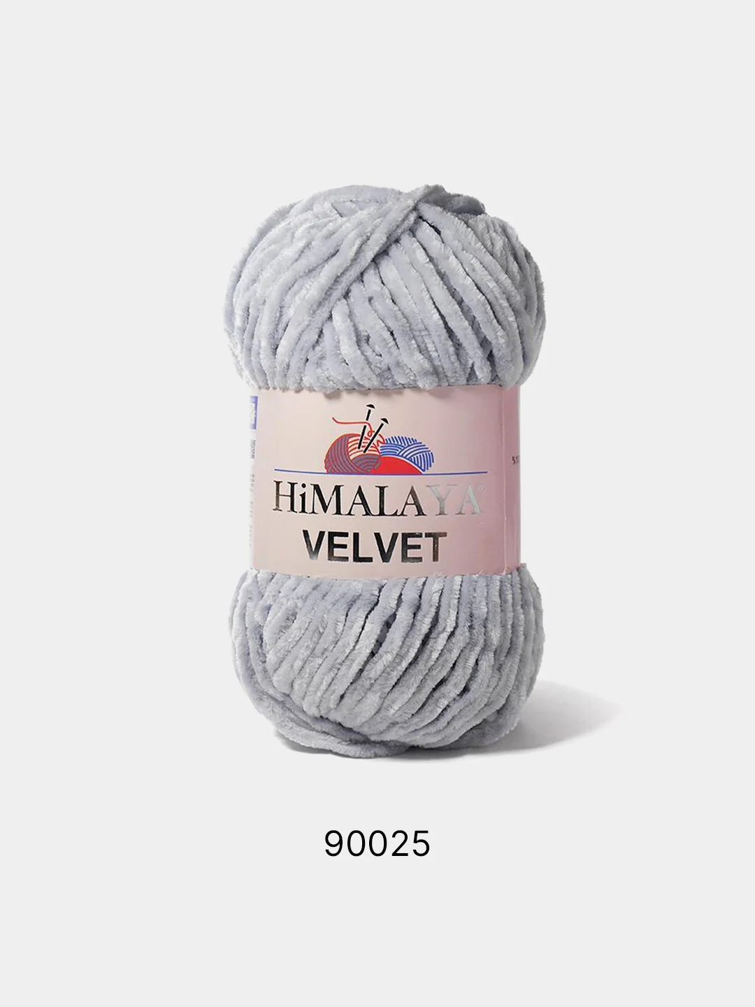 Серый металлик пряжа Плюшевая Himalaya Velvet 100% Полиэстер 100г 120м