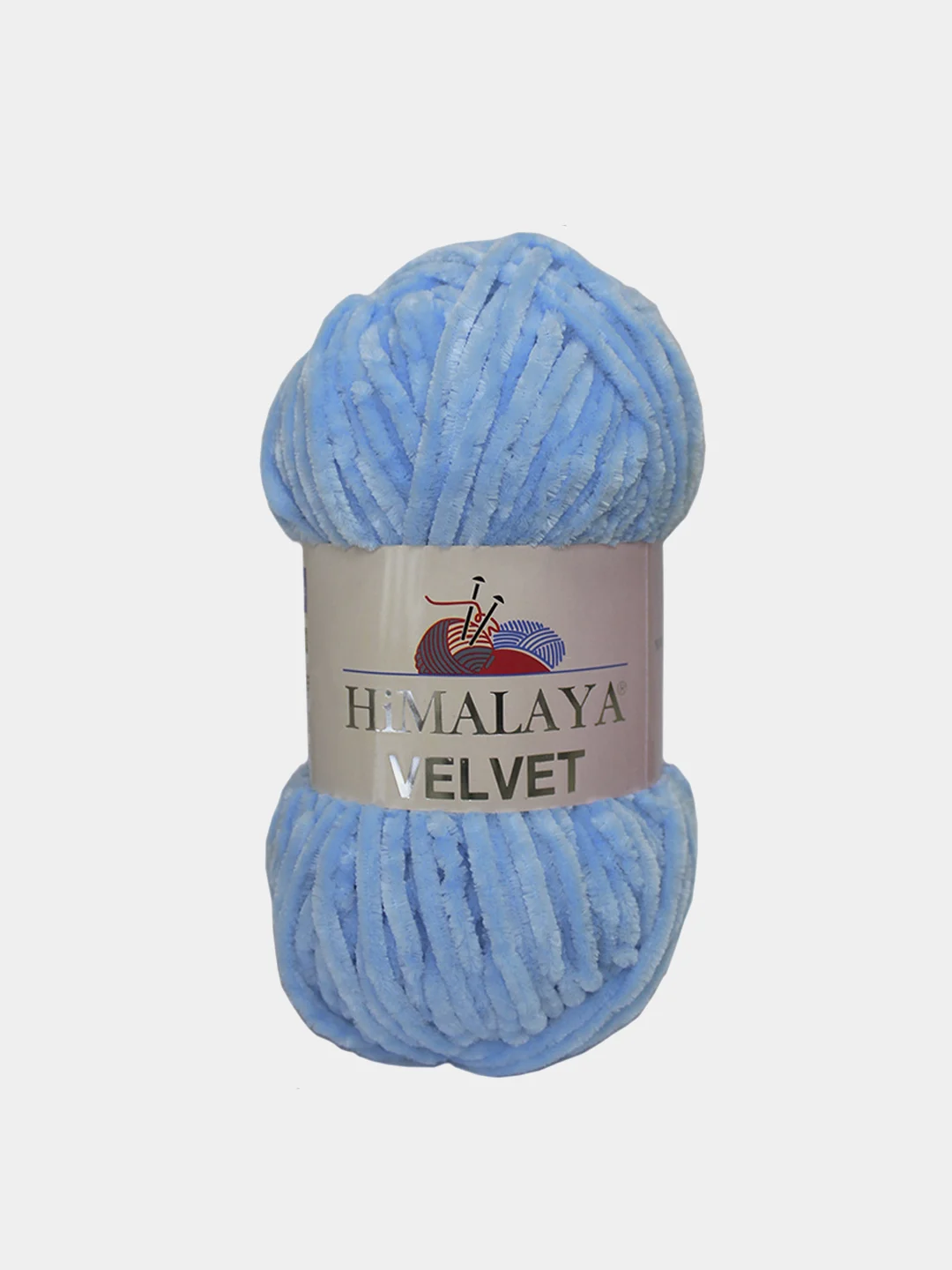 Голубой пряжа Плюшевая Himalaya Velvet 100% Полиэстер 100г 120м