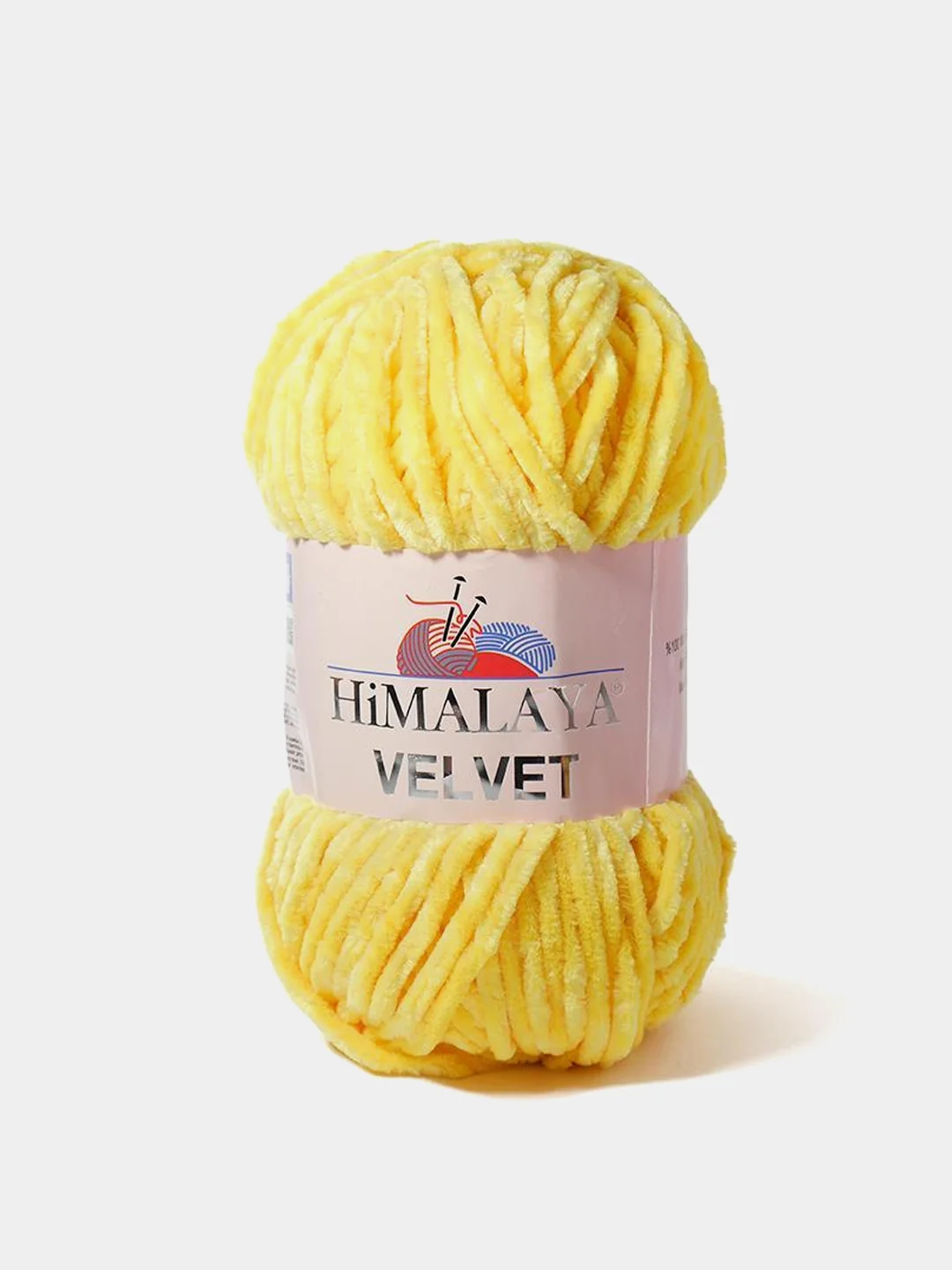 Желтый пряжа Плюшевая Himalaya Velvet 100% Полиэстер 100г 120м