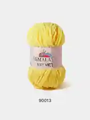 Желтый пряжа Плюшевая Himalaya Velvet 100% Полиэстер 100г 120м