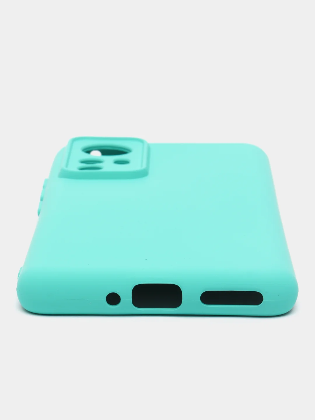 Салатовый чехол с защитой камерой и бархатом внутри Xiaomi 12X / XIAOMI 12