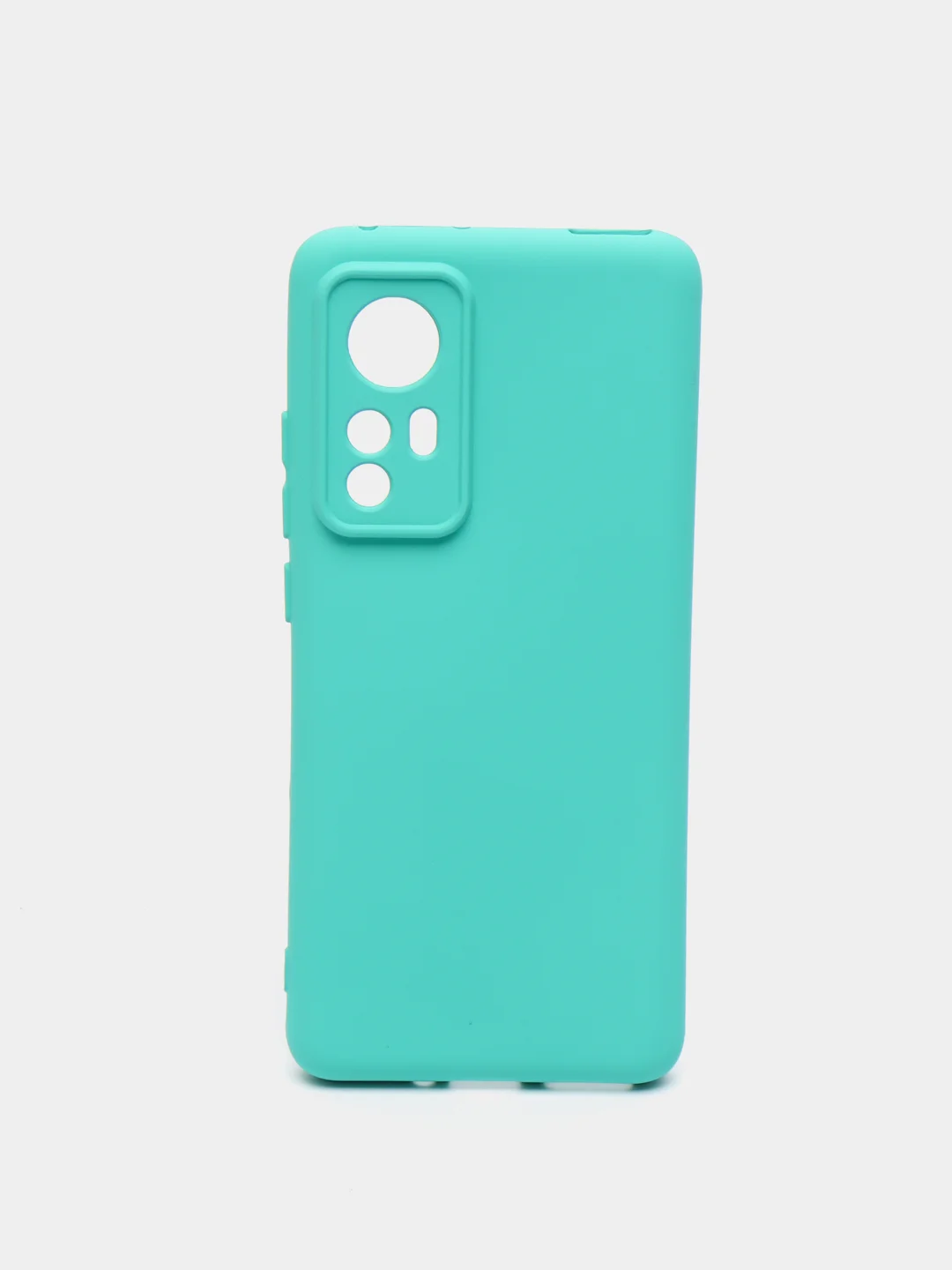Салатовый чехол с защитой камерой и бархатом внутри Xiaomi 12X / XIAOMI 12