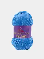 Лазурный пряжа Плюшевая Himalaya Velvet 100% Полиэстер 100г 120м