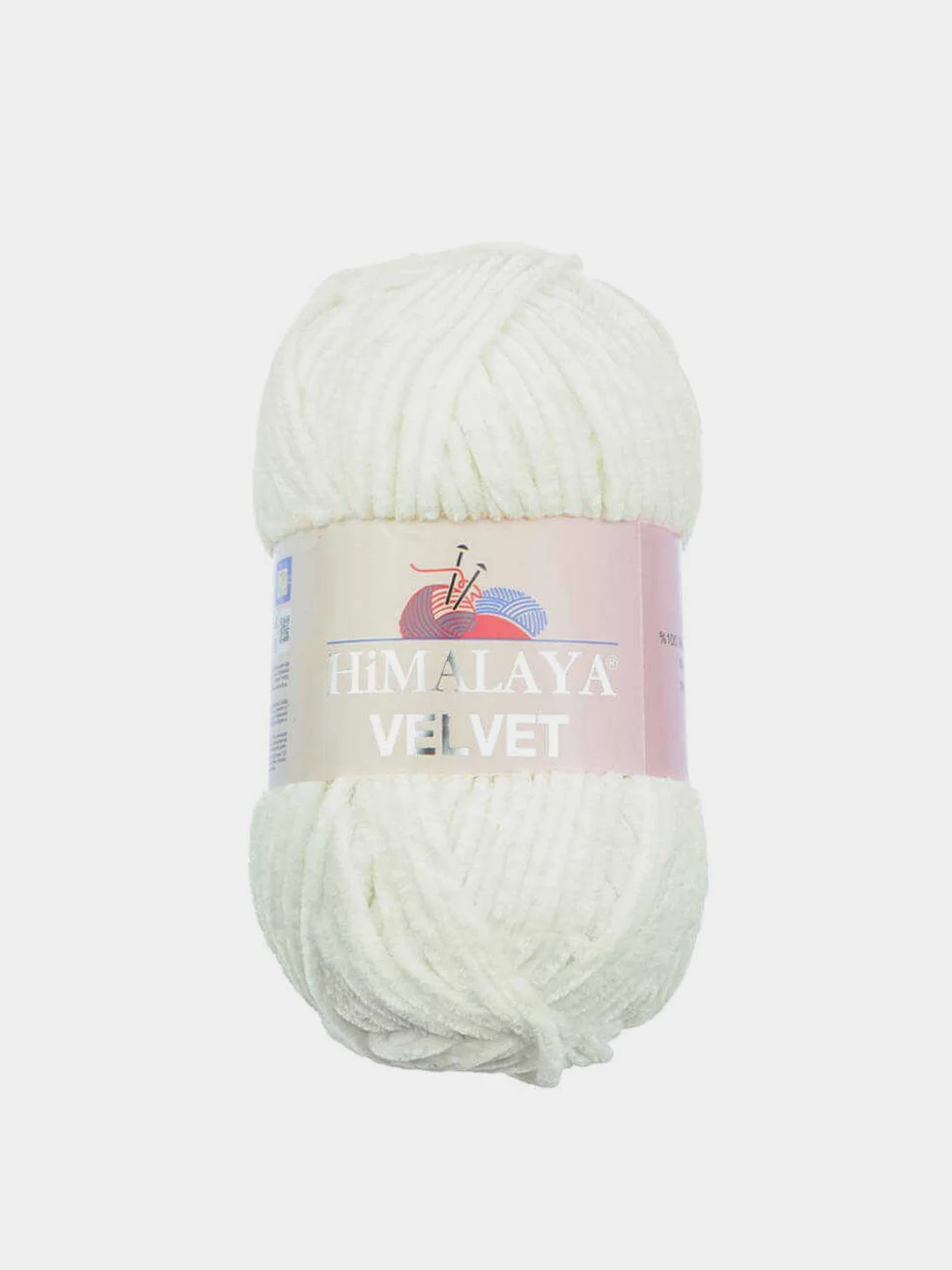 Прозрачный пряжа Плюшевая Himalaya Velvet 100% Полиэстер 100г 120м