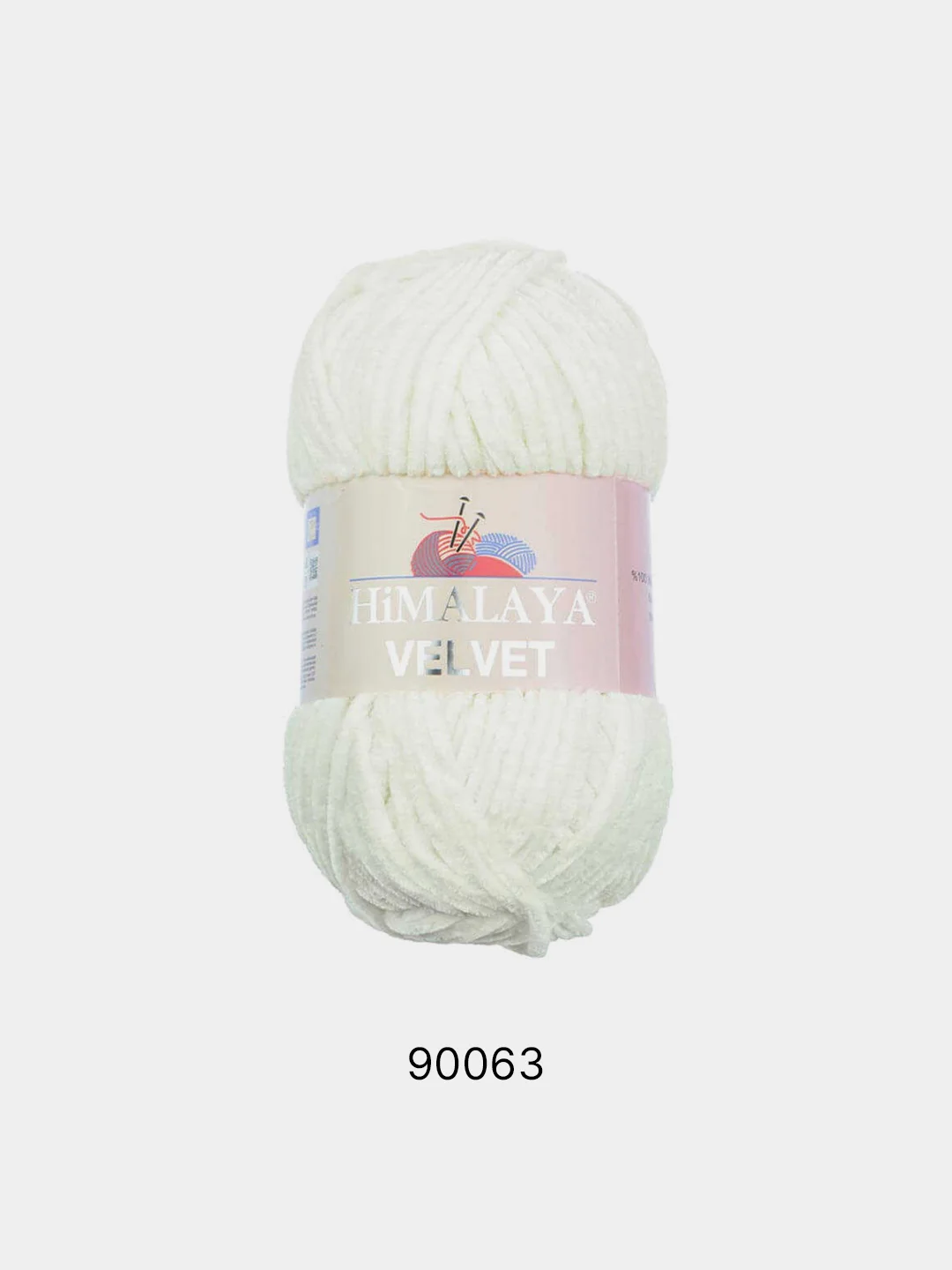 Прозрачный пряжа Плюшевая Himalaya Velvet 100% Полиэстер 100г 120м