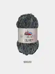 Серый пряжа Плюшевая Himalaya Velvet 100% Полиэстер 100г 120м