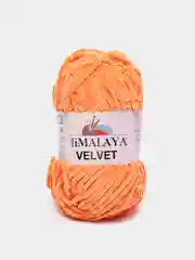 Оранжевый пряжа Плюшевая Himalaya Velvet 100% Полиэстер 100г 120м