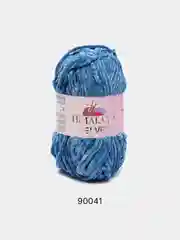 Синий меланж пряжа Плюшевая Himalaya Velvet 100% Полиэстер 100г 120м