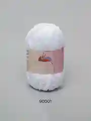 Белый пряжа Плюшевая Himalaya Velvet 100% Полиэстер 100г 120м