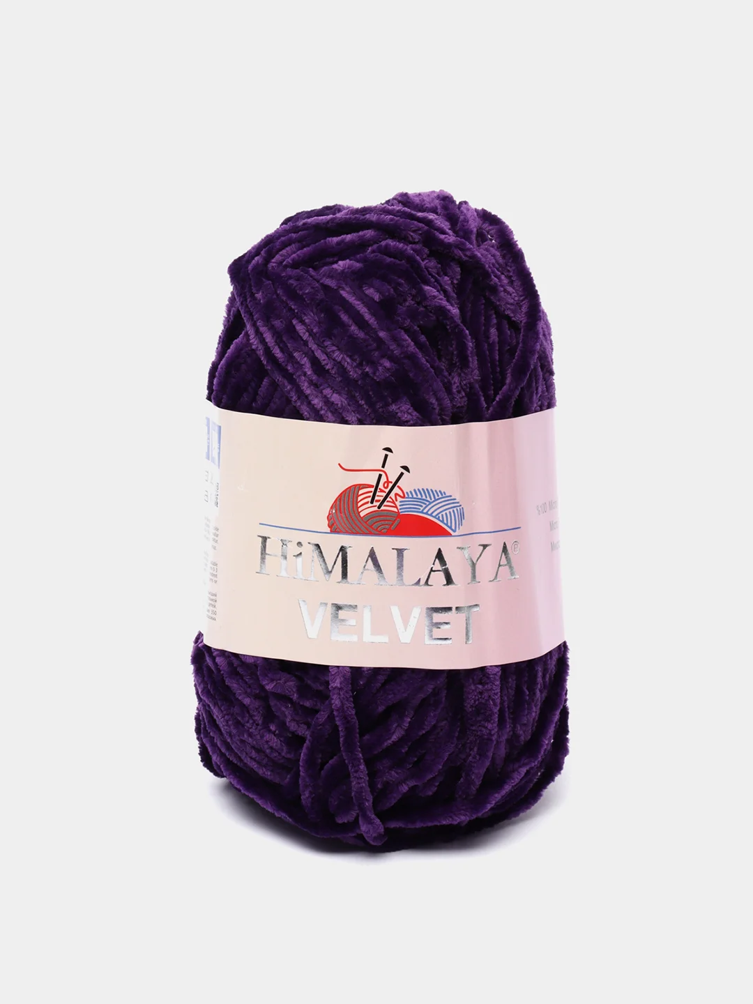 Пурпурный пряжа Плюшевая Himalaya Velvet 100% Полиэстер 100г 120м